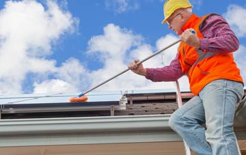 Crooked Soley soft wash roof cleaning